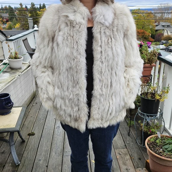 Vintage Saga Fox Silver Fox Coat